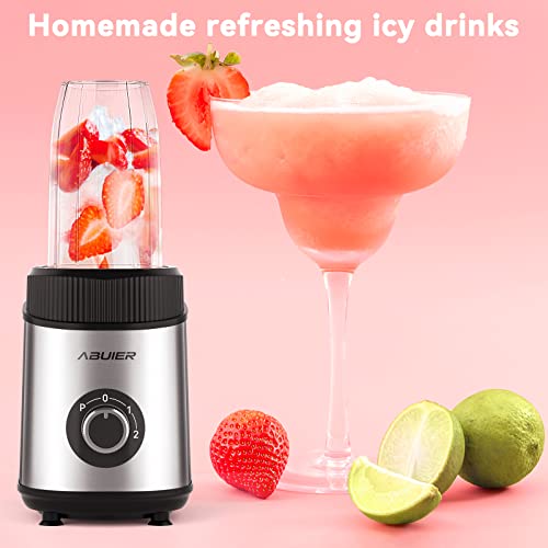 Smoothie Maker Smoothie Blender, 900W Bullet Blender, 6-Point Blade, Mini Blender, 12 Pieces Small Blender, Fruity Bullet Blender for Frozen Drink, Crushed Nuts and Spices