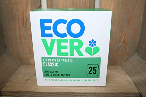 Ecover Classic Dishwasher Tablets, Pack of 25