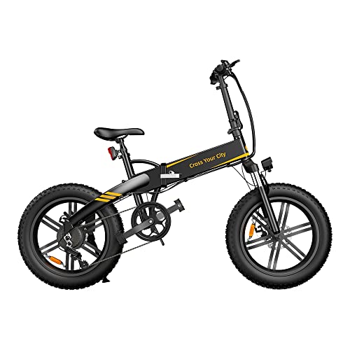 A Dece Oasis A20F+ 20×4.0 fat tire electric bike folding E-bike City Commuter Electric Bicycle, 250W motor/36V/10.4Ah battery/30kg/25 km/h