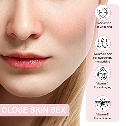 4 IN 1 Facial Serum with Niacinamide, Vitamin C Serum, Hyaluronic Acid, and Vitamin E for Face - Anti Aging Serum, Skin Care, Dark Spot Remover