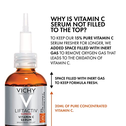 Vichy LiftActiv Supreme Vitamin C Serum Antioxidant Radiance Corrector 20ml