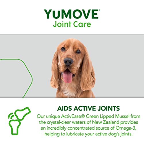 YuMOVE Young and Active Dog | Joint Supplement for Dogs to Support Active and Growing Joints for Dogs Aged Under 6 | 60 Tablets