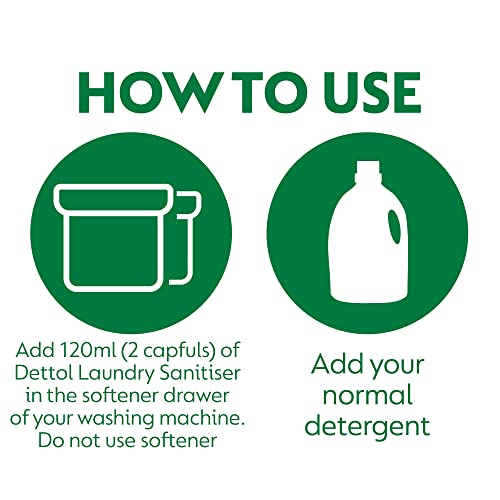 Dettol Anti-Bacterial Laundry Cleanser Fresh Cotton, 2.5 Litre