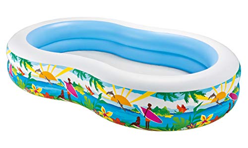 Intex 56490NP Swim Centre Paradise Seaside Pool - white/blue