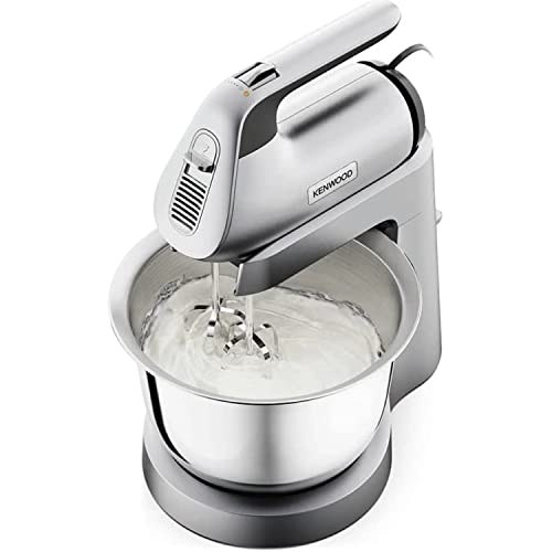 Kenwood Chefette Stand Mixer HMP54.000SI, Stand Mixer All-in-One, 3.5L Stainless Steel Bowl, Variable Speed + Pulse, 650W, Silver