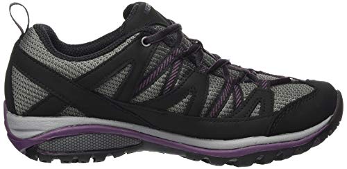 Merrell Women's Siren Sport 3 GTX Waterproof Walking Shoe, Black/Blackberry, 5