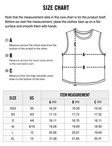 CRZ YOGA Pima Cotton Workout Tank Top for Women Open Back Activewear Crop Tops Exercise Yoga Shirts Kingfisher Heather 16