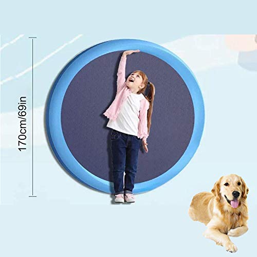 Dog Pool,Paddling Pool for Pets,67" Foldable Thickened Sprinkle Splash Water Play Mat,Kids Pet Summer Water Toys Spray Pad Wading Pool