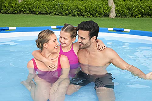 Bestway Steel Pro 13’ Pool, Above Ground Swimming Pool Set, Includes Filter Pump, Kids and Adults Round Garden Pool, Blue