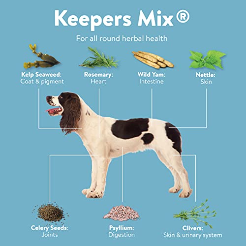 Dorwest Keeper’s Mix, 250g, Herbal Health Supplement for Dogs and Cats, Natural Herbs, Vitamins, and Minerals – for Healthier Happier Pets