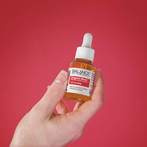 Balance Active Formula Dragon's Blood Instant Lifting Serum (30ml) - Lightweight & Non-Greasy Serum for Firmer Looking Skin and Reducing the Appearance of Wrinkles