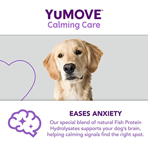 YuMOVE Calming Care for Adult Dogs | Previously YuCALM Dog | Calming Supplement for Dogs who are Stressed or Nervous |60 tablets | Packaging may vary