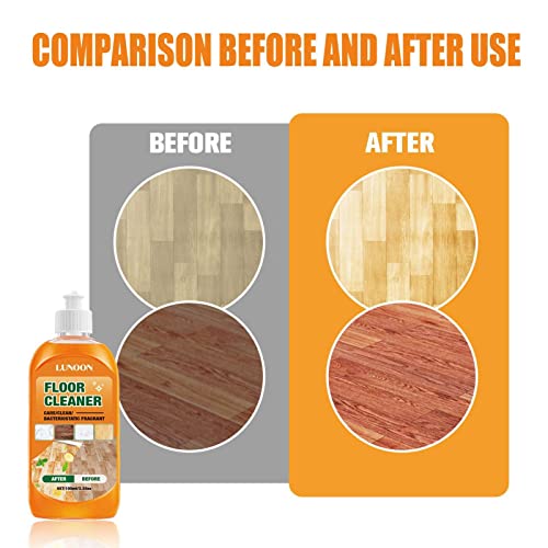 hegang Wood Floor Cleaner,Strong Wood Floor Polish and Restorer - Multi-uses Household Cleaning Supplies to Shine Floor Tiles and Remove Dirt, Safe and Mild Formula