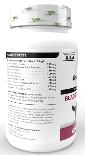 VetriScience Laboratories - Bladder Strength Tablet for Dogs, 90 Chewable Tablets