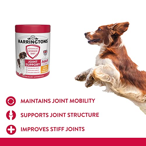 Harringtons Advanced Science Adult Dog Dog Joint Care Supplements – 300x Tablets with High Source of Omega 3, Vitamin C & E.