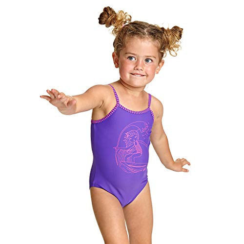 Zoggs Unisex Kids Classicback Swimming Costume Girls One Piece Swimsuit 1 6 years , Surfer