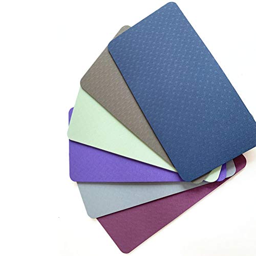 Yumoo Yoga Mat, Extra Thick Yoga Mat Double-Sided Non Slip, Professional TPE Yoga Mats for Women Men, Workout Mat for Yoga, Pilates and Floor Exercises