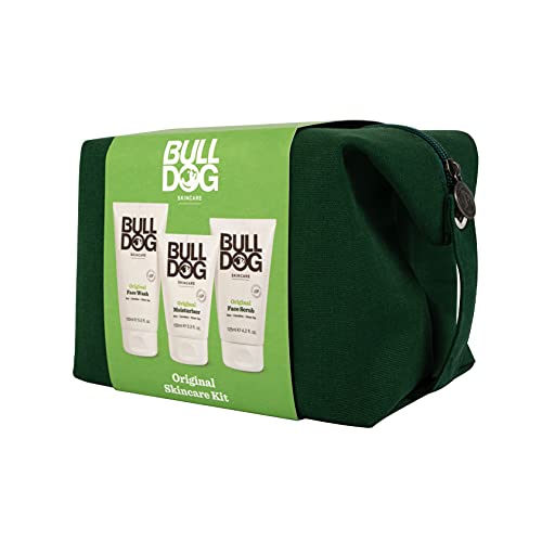 Bulldog Skincare - Skincare Kit For Men, Green Washbag