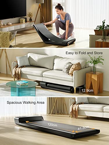 WalkingPad A1 Pro Folding Treadmill, 1.25HP 932W Under Desk Treadmill Quiet Motor 0.5-6km/h Walking Pad for Home Office