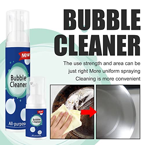 MOF CHEF Cleaner Powder,MOF CHEF Protective Kitchen Cleaner Powder,Foaming Heavy Oil Stain Cleaner,All Purpose Bubble Cleaner Kitchen Deep Cleaning Spray,Powerful Stain Removing Foam Cleaner (100ML)