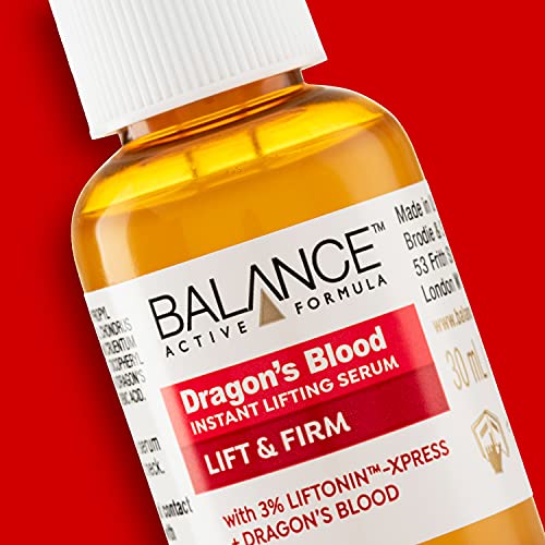 Balance Active Formula Dragon's Blood Instant Lifting Serum (30ml) - Lightweight & Non-Greasy Serum for Firmer Looking Skin and Reducing the Appearance of Wrinkles