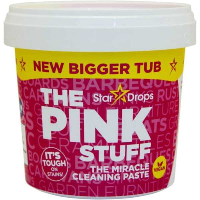 Pkge New Bigger Tub 850g Pink Stuff Cleaning Paste Non-Toxic All Purpose Tough Household Cleaner for Kitchen, Oven, Bathroom, and Stain Remover - Includes 1 x Cleaning Sponge