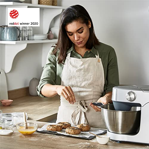 Kenwood Prospero Plus KHC29.A0SI Stand Mixer for Baking, Compact 4.3 Litre Bowl, 3 Bowl Tools, 1000 W, Silver