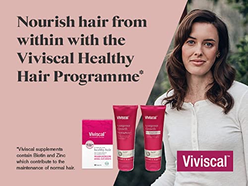 Viviscal Biotin Hair Supplement For Women, Pack of 60 Biotin & Zinc Tablets, Natural Ingredients with Rich Marine Protein Complex AminoMar C, Contributes to Healthy Hair Growth (1 Month Supply)