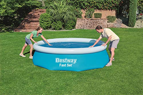 Bestway BW58241 10 feet Steel Pro Frame, Solar Swimming Pool Cover, Blue