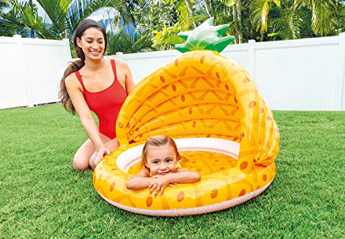 Intex 58414NP Pineapple Baby Pool, Yellow, Red, Green