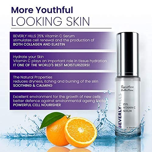 Vitamin C Serum for Face (25%) with L-Ascorbic Acid for Hyperpigmentation