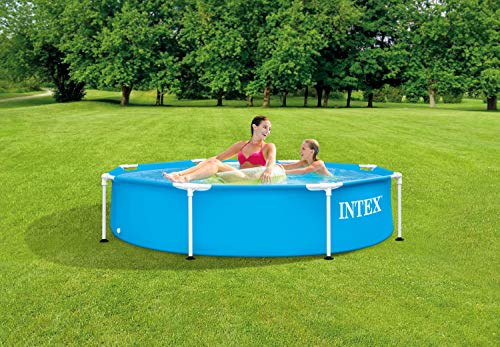 Intex 28205 Swimming Pool Metal Frame, 244 X 51 Cm, Blue