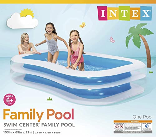 Swimming Pool for Family | Garden Paddling Pools | Inflatable Swimming Pools for Children Swimming Pool Kids | Garden Paddling (262 x 56 x 175)