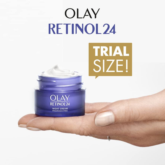 Olay Vitamin C Moisturiser, Skincare Face Cream with Niacinamide & AHA, 50ml Day Cream, Includes FREE Olay Retinol Travel Size Night Cream, 15ml, Skin Care Gifts for Women