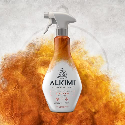 Alkimi Ultimate Collection Cleaning Pack 6 x 500ml - 2X Multi-Purpose Cleaner, 1x Bathroom Cleaner, 1x Kitchen Cleaner, 1x Window Cleaner & 1x Shiny Surface Cleaner - All Natural Antibacterial Spray