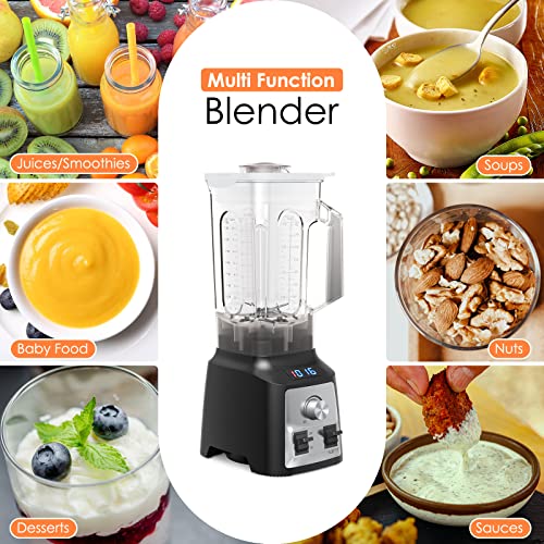 Enfmay Blender Smoothie Maker, 2000W Powerful Blender for Kitchen with 2L BPA-Free Tritan Container, 8 Sharp Blades with 30000 RPM High-Speed Jug Blender, Professional Blender Mixer for Ice/Nut