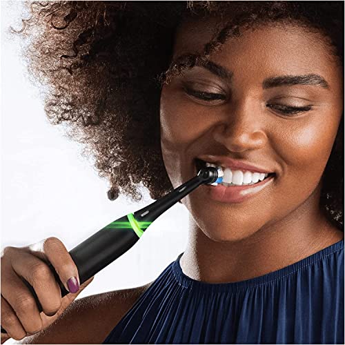 Oral-B iO4 Electric Toothbrush With Revolutionary iO Technology, Gifts For Women / Men, 1 Toothbrush Head & Travel Case, 4 Modes With Teeth Whitening, UK 2 Pin Plug, Black