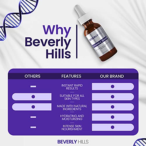 Beverly Hills Vitamin C Serum with Hyaluronic Acid, Vitamin E, and Niacinamide 30mL