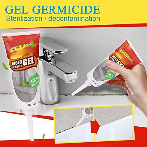 Viamidon Household Mold Remover Gel, Household Supplies - Mildew Caulk Remover Wall Mold Cleaner (2pcs)