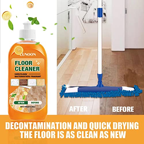 hegang Wood Floor Cleaner,Strong Wood Floor Polish and Restorer - Multi-uses Household Cleaning Supplies to Shine Floor Tiles and Remove Dirt, Safe and Mild Formula