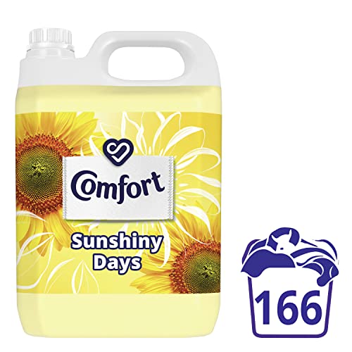 Comfort Sunshiny Days with All-Day Odour Defence Unstoppable Freshness Fabric Conditioner Softener 166 Wash 5L Upto 5 Months Supply