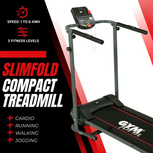 Treadmill for Home GYMFORM SLIM FOLD, As Seen On TV, LCD Monitor, Automatic Fitness Programs, Variable Speed, Easy storage