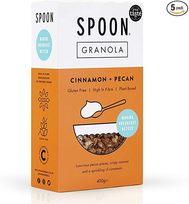 Spoon Cereals Cinnamon and Pecan Granola, 400g