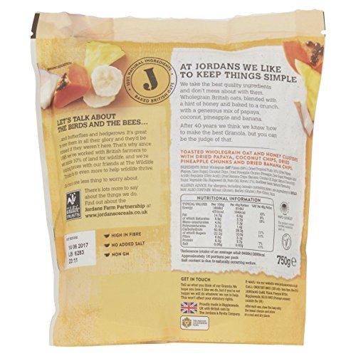 Jordans Tropical Fruits Crunchy Oat Granola, 750g