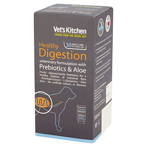 Vet's Kitchen - Healthy Digestion Supplement - Gravy with Prebiotics and Aloe - Advanced Nutrition for your Adult Dog - 300ml, transparent