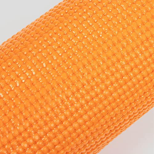 Phoenix Fitness RY1098 Yoga Mat Non-Slip Exercise Mat for Women & Men's Home Fitness, Mat for Yoga & Pilates, 183cm x 61cm x 4mm Thickness, Orange