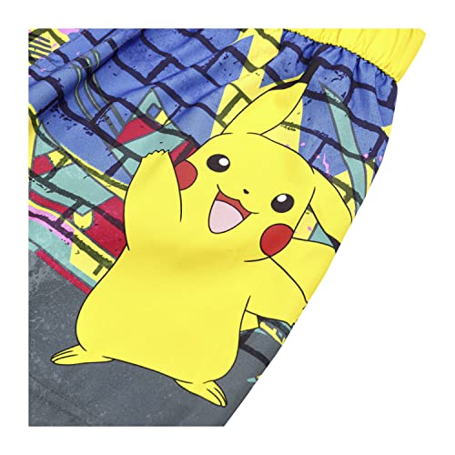 Pokémon Boys Swimming Trunks, Pikachu Swimming Shorts, Ages 5 to 12 Years Old (as8, Age, 9_Years, 10_Years, Regular) Yellow