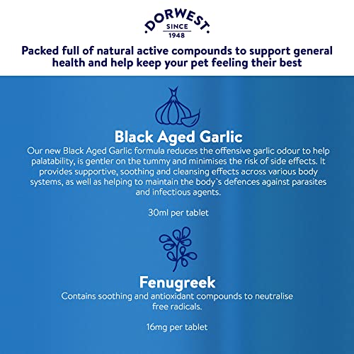 Garlic & Fenugreek Tablets For Dogs And Cats 100 Tablets