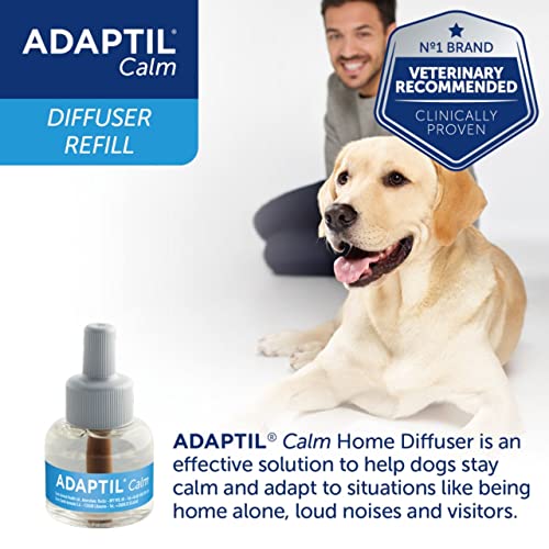 ADAPTIL Calm 30 day Refill, helps dog cope with behavioural issues and life challenges - 48 ml (Pack of 1)