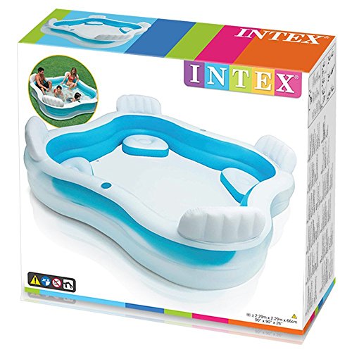 Intex children's pool Swim-Center, Family Lounge Pool, multicoloured, 229 x 229 x 66 cm